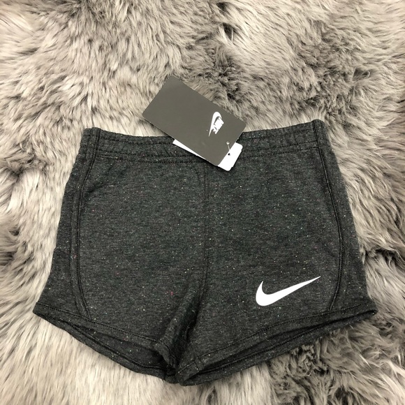 Nike | Girl's Shorts | Grey | Multi-Colour Speckle | Various Sizes - Picture 1 of 3